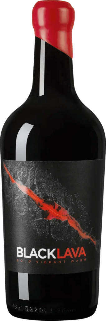 Black Lava Bold Vibrant Warm